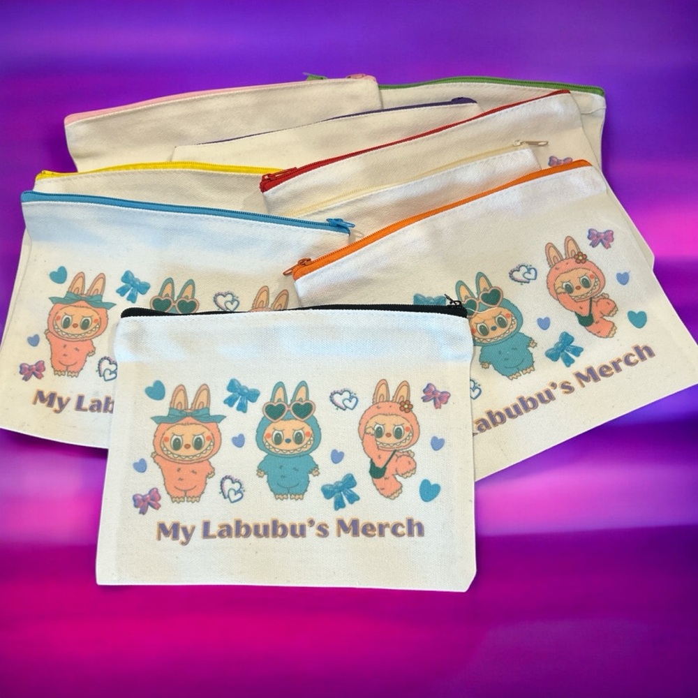 Labubu Merch Zip Pouch